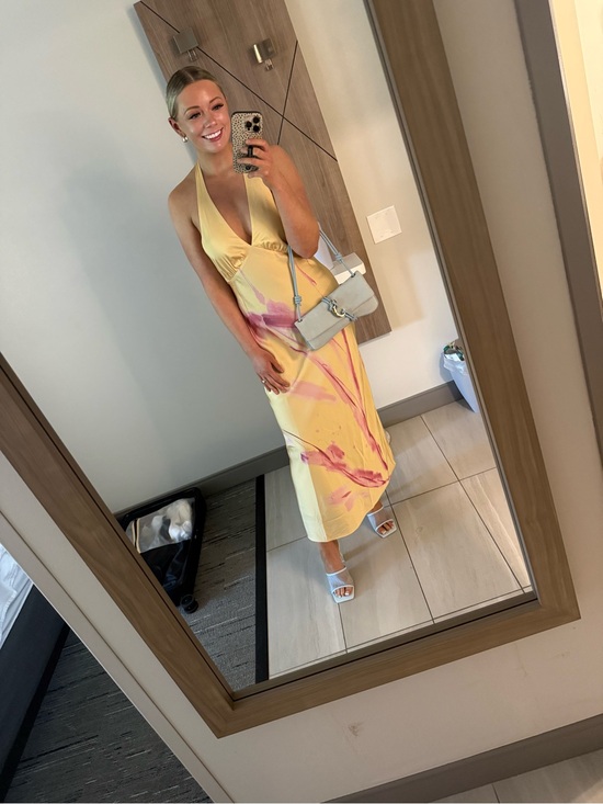 Abercrombie & Fitch Dresses & Skirts - Abercrombie & Fitch Yellow Halter Dress